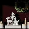 Professional Silicone Christmas Tree Standing Elk Mold Easy Demolding Design Candle Holder Mold for DIY Projects
