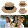 Sun Protection Ladies Sun Hat Satin Bow Visor Cap British Style Beach Hat  Sun Protection