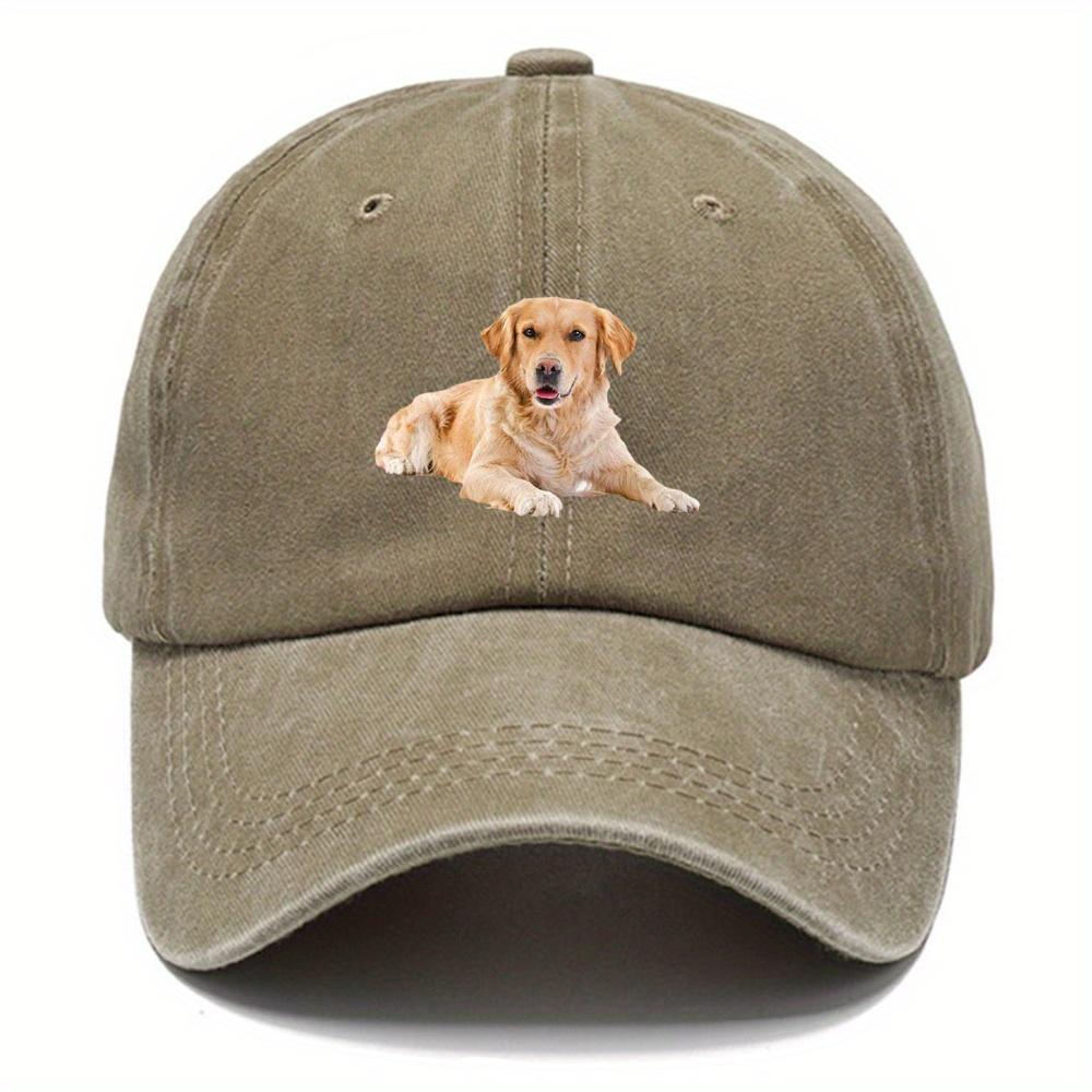 Golden Retriever Printed Baseball Cap for Both Unisex and Women, Casual Hip-hop Truck Style, Perfect Gift for Dog Lovers