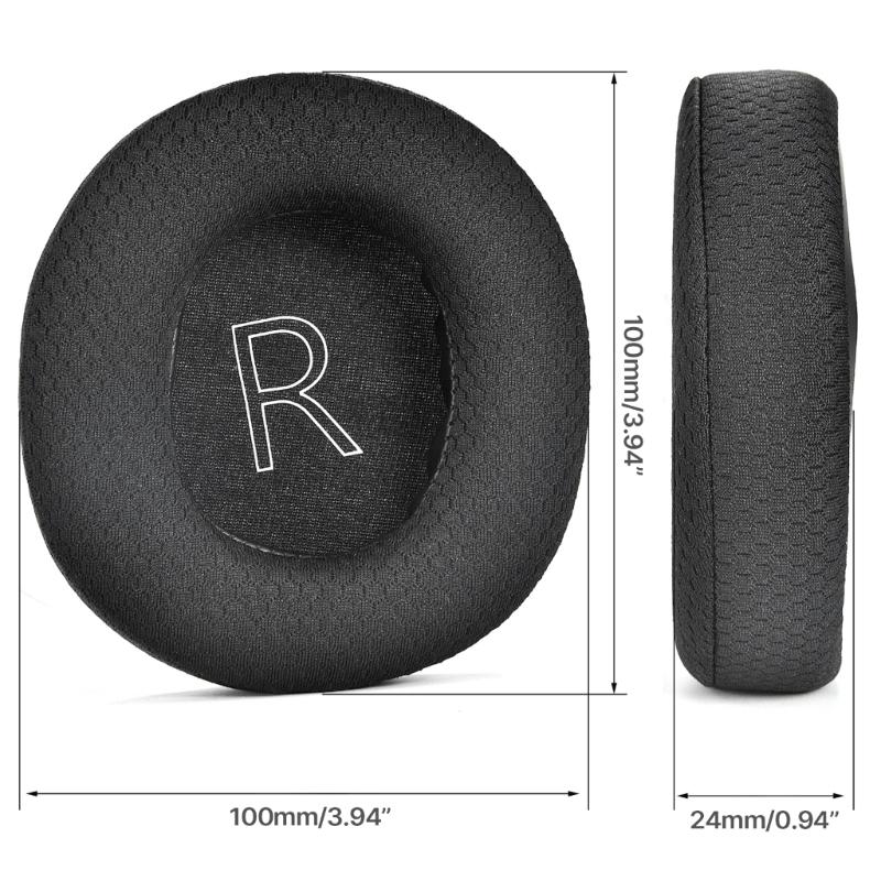 Noise Isolating Ear Pads Ear Cups Covers for Gaming Headset Earmuff Block Out Distractions Improve Sound Experience