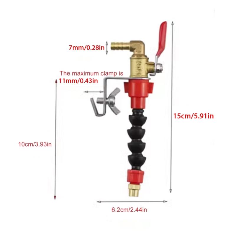 High-Speed and Non-conductive Dust Remover Water Sprayer for Cutting Machine Heat Cooling, Watering Plant Wide Usage