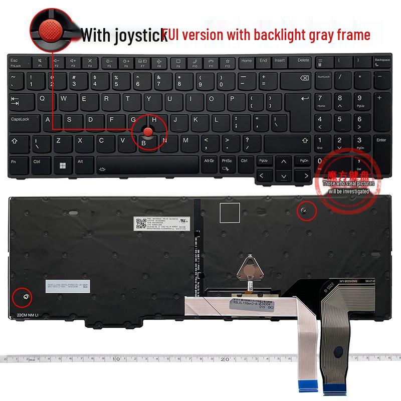 Compatible Keyboard for Lenovo ThinkPad T16, P16s Gen 2/1, P16v Gen 1, L15 Gen 3/4, L16