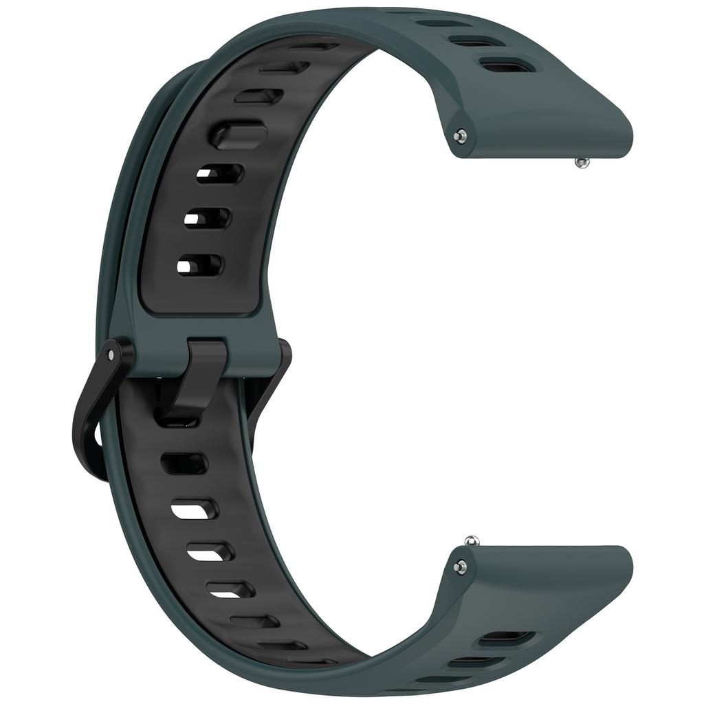 Dual Color Silicone Band for Coros Pace 4 Quick Release Breathable Watch Strap