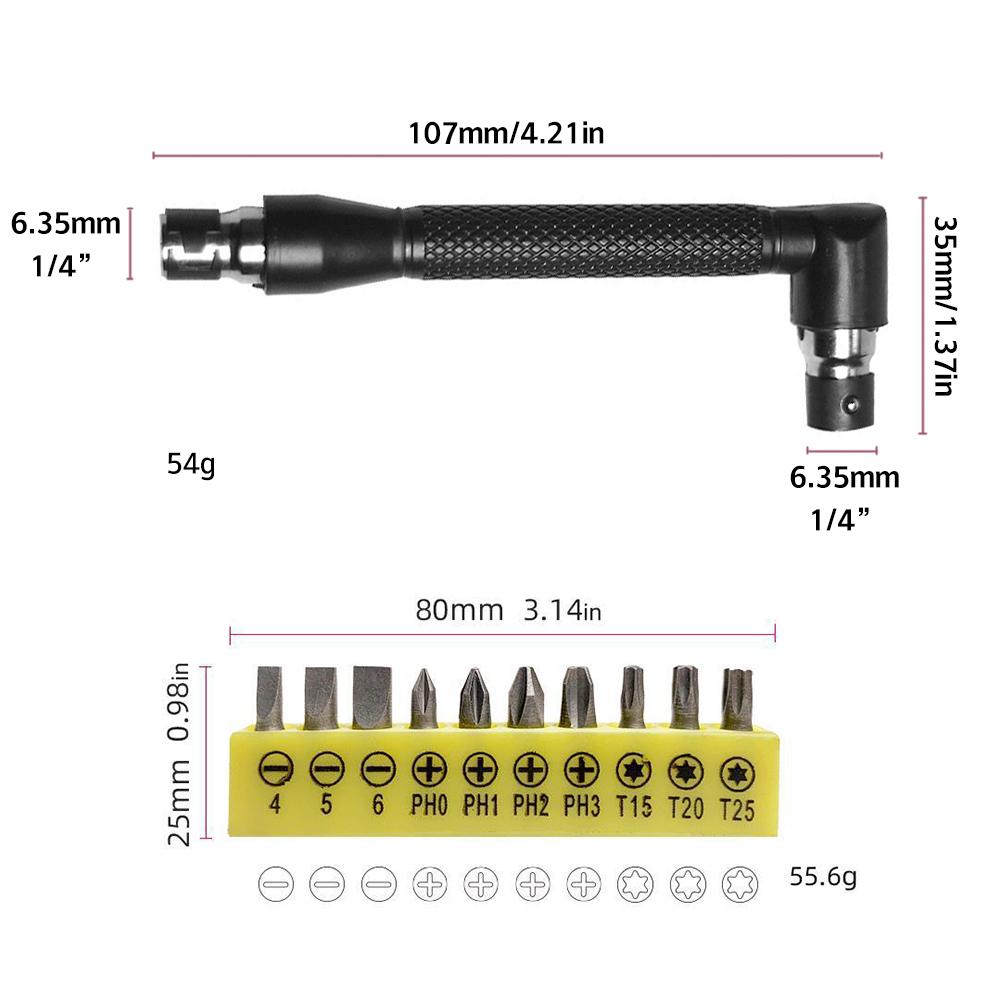 

Motorcycle Mini Double-ended L-Socket Wrench Home Hexagon Screwdriver Bit 90 ° Double-end Handle Black Wrench for Car Accessorie