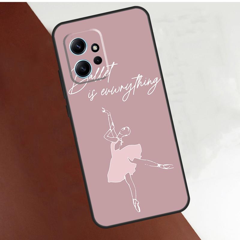 Ballet Dance Case For Xiaomi Redmi Note 14 Pro 10 11 12 13 Pro 11S 12S Cover For Redmi 15 14C 12C 10C 13C