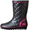 Mitsuuma Efalite Rain Cold Ceramic Size Women's Boots, Weather, Lightweight, Non-Slip, Sole, Black, 23.5cm