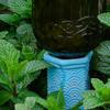 Plant Watering Spikes 4 Pieces Ceramic Irrigation Device Vacation Plant Watering Devices For Gardeners Growers Vacation Balcony