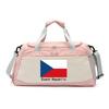 Sport Gym Handbag Crossbody Bags Czech Republic Flag Printed with Shoes Pocket Training Daypack Fitness Yoga Tote Packs