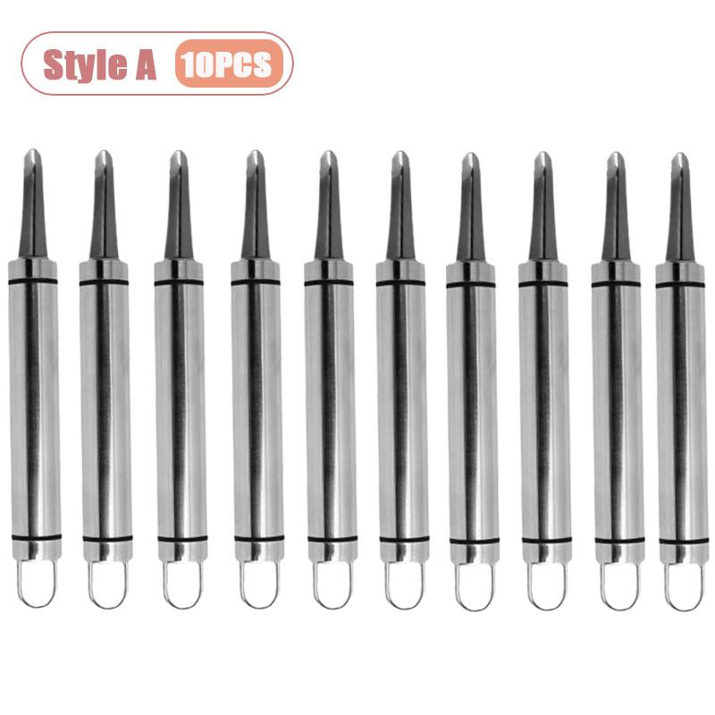 1-20PC Multi Purpose Stainless Steel Shrimp Deveiner Tool for Gutting Fish Chicken Duck Intestine Kitchen Cleaning Gadget Peeler