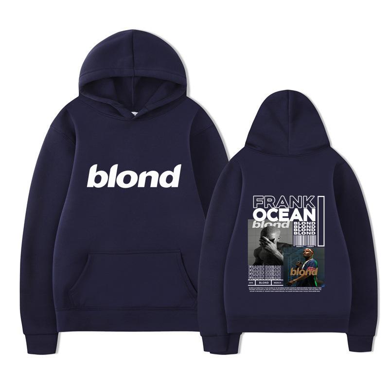 New blond Amazon autumn and winter new fleece urban casual hooded sweater