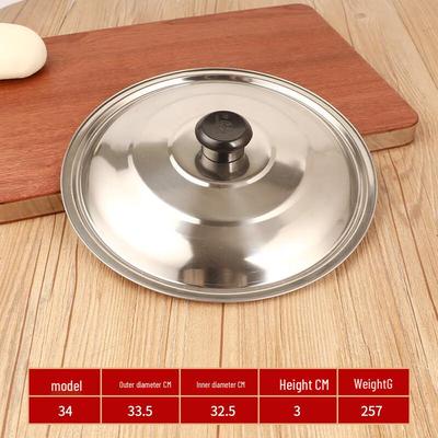 Verdickter Edelstahl-Wokdeckel