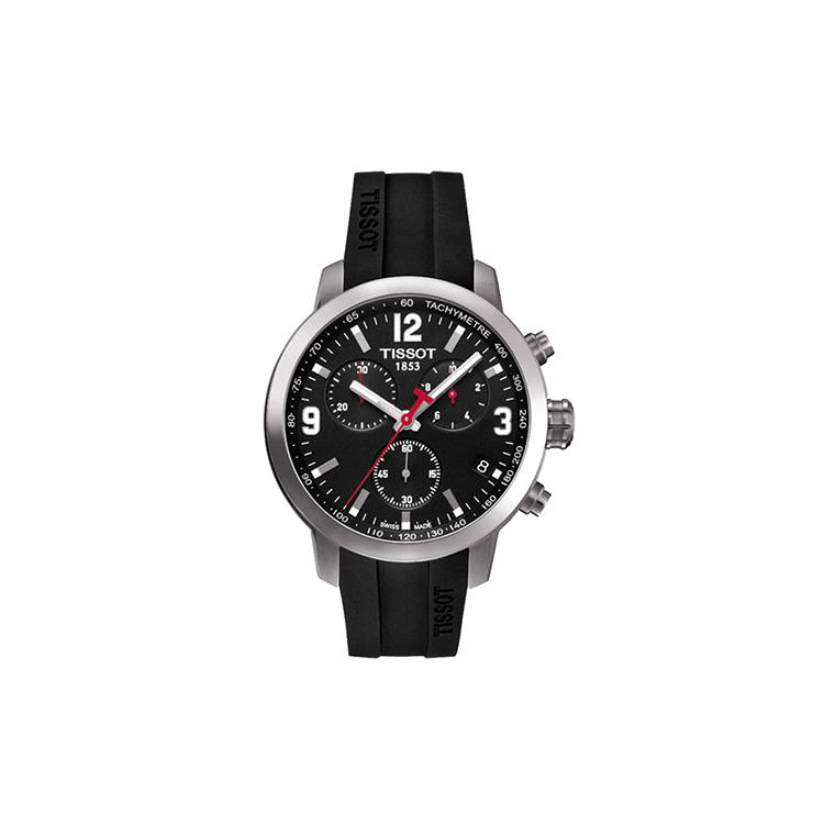 

TISSOT Men s 200 Watch T055.417.17.057.00 Black Dial