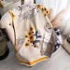 Winter Printed Warm Scarf Women'S High-End Temperament Shawl Dual-Purpose Scarf