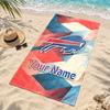 Buffalo Bills Custom Name Beach Towels Also Serve As Bath Towels Summer Essential a Musthave for the Outdoors the Beach and the Pool