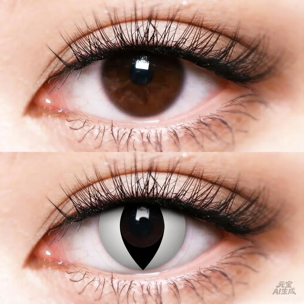 Moody  Cat Eyes White