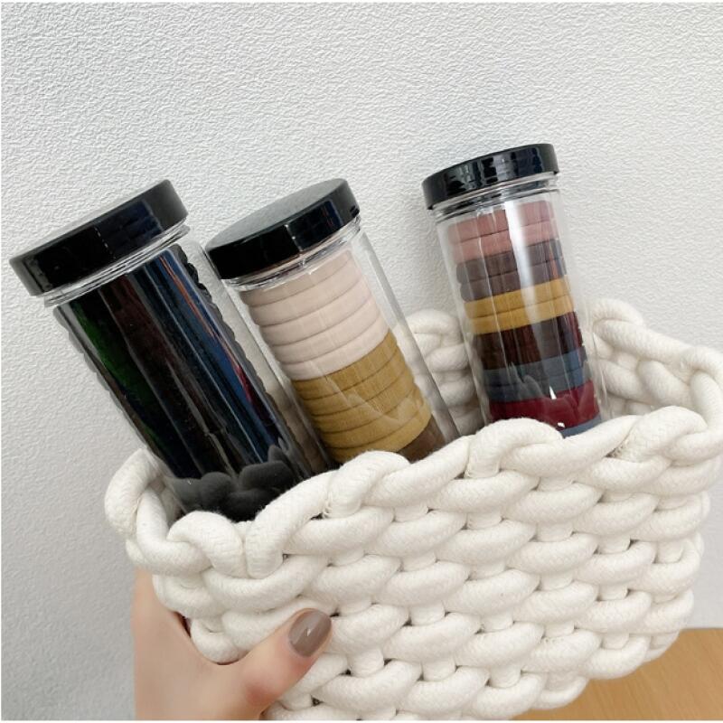 

Chubby Head Hair Ties Set of 20 in Large Case Deep color