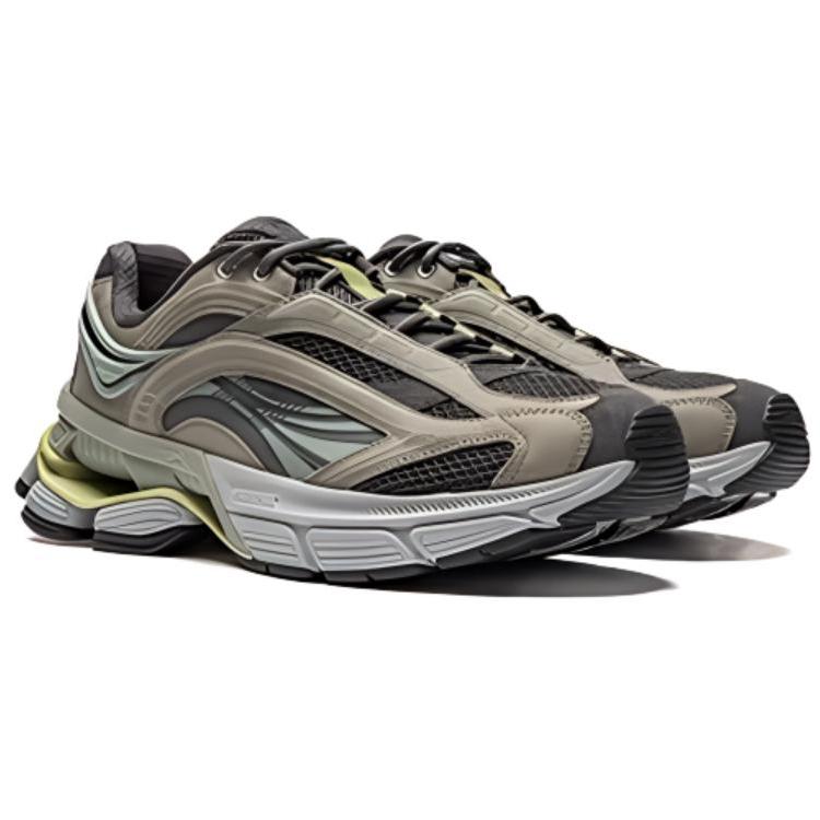 New LINING Aurora RENEW Running Shoes Men's Low top Gray AGCU051-3