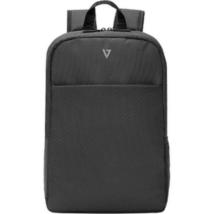 Sac à dos pour ordinateur portable - V7 - CBK16-BLK - Résistant à l'eau - 40,6 cm - Noir