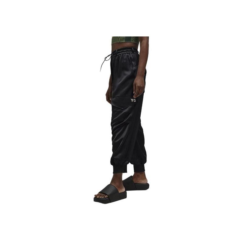 Y-3 Tech Silky Cargo Pants Black Unisex IL2155