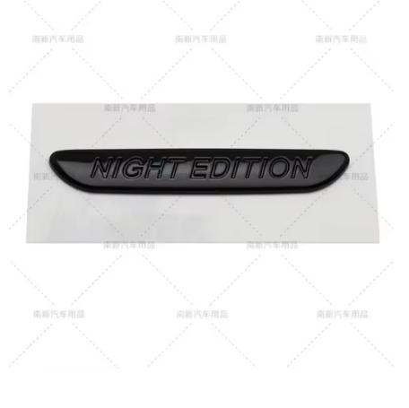For 1X EDITION 1 Night Edition for C300 C200L GLA CLA Chrome Silver Badge Car Styling stickers Emblem for Mercedes Benz AMG