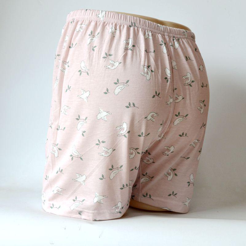 Damen Baumwoll-Boxershorts mit hohem Bund und lockerem Schnitt für mittelalte und ältere Frauen - Übergrößen-Shorts