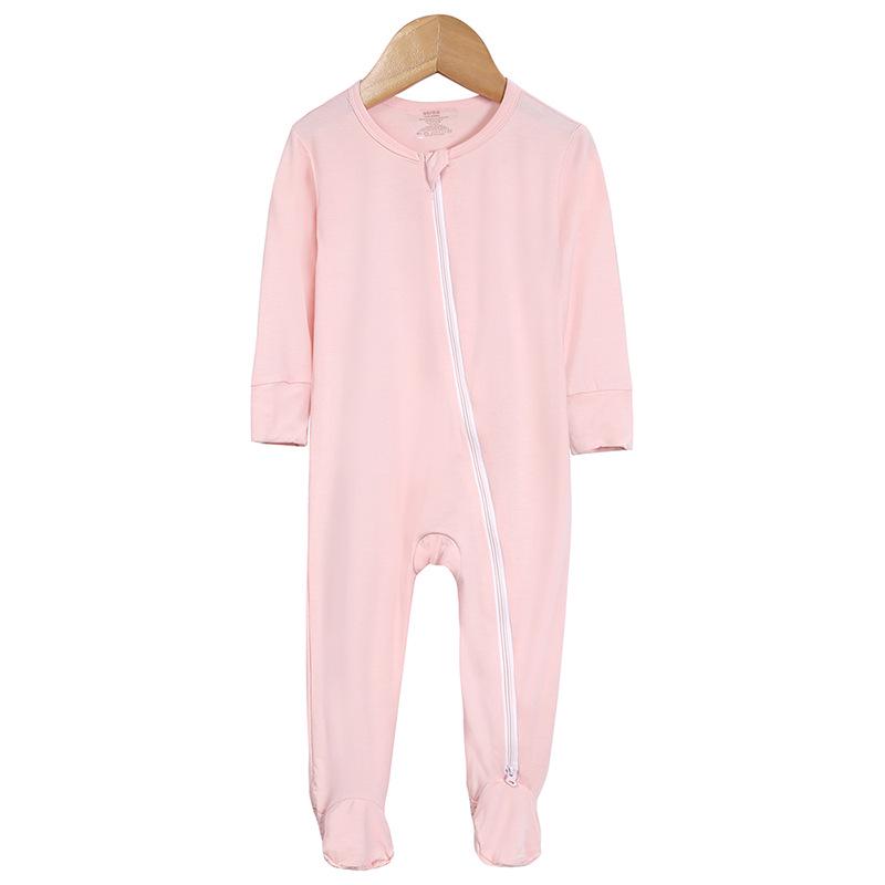 Bamboo Fiber Baby Romper and Footed Sleeping Bag for New Mothers