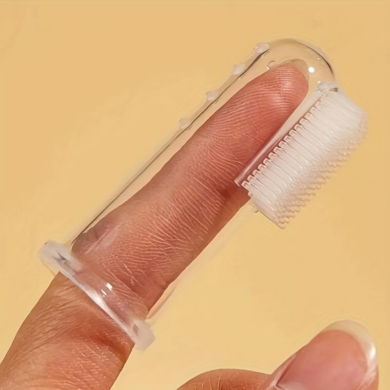 5pcs Pet Finger Toothbrushes Effective In Cleaning Teeth Perfect For Dogs And Cats
