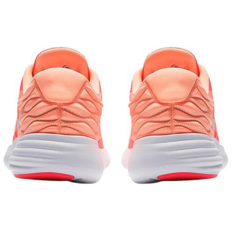Nike LunarStelos Comfortable Versatile Non-Slip Wear-Resistant Rebound Low-Top Casual Running Shoes Women Sneaker Red Orange 844736-604