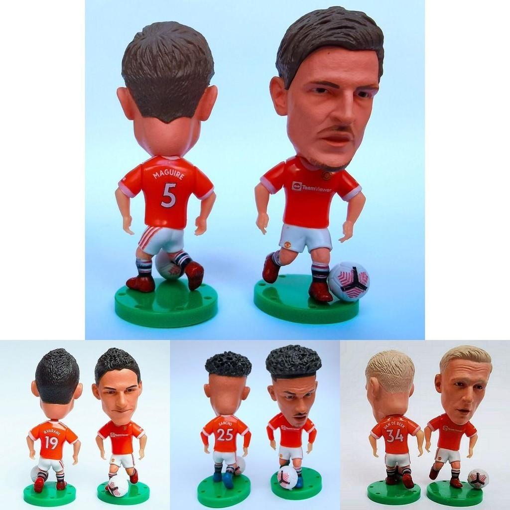 Soccer Player Mini Figures Sports Model Dolls For Home Decoration