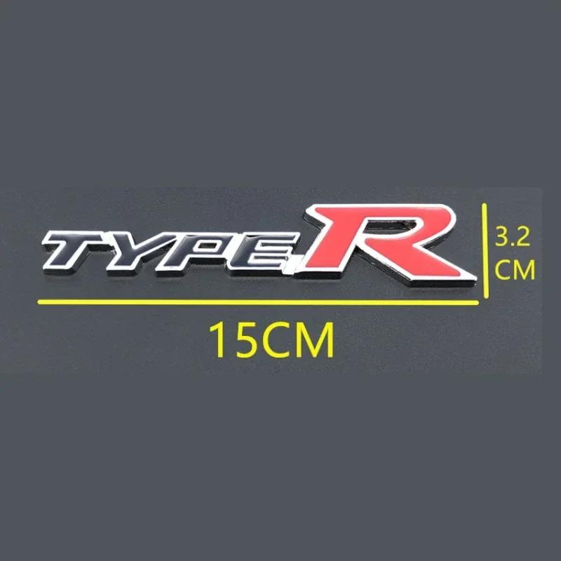DIOSK1 Car Front Grille Trunk Badge Body Side Sticker for Honda Type-R Type-S Accord FIT Odyssey Jazz Jade Pilot City Decor Accessories
