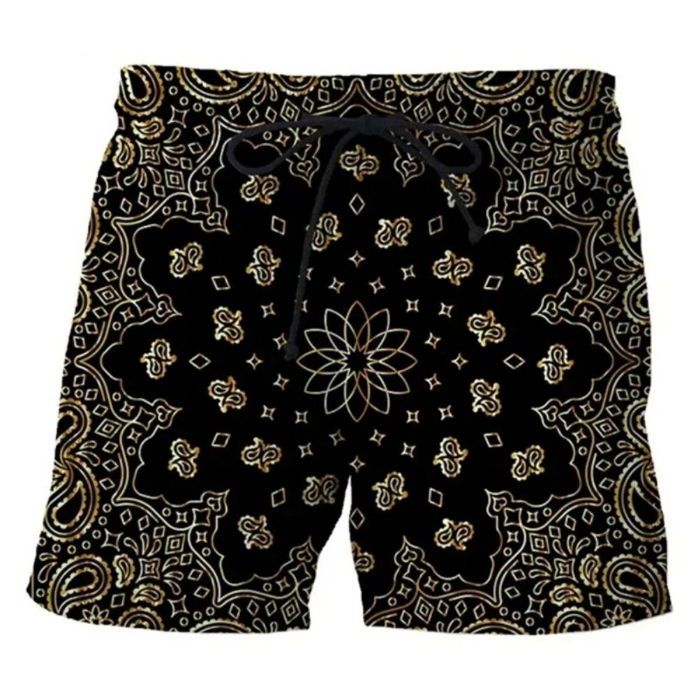 Europe and America Style Graphic Printed Men's Beach Shorts 3D Printing For Men's Outdoor Casual Shorts Men's and Women's Shorts
