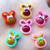 Mix 19*22mm 12pcs rabbit Dust Bling Resin Flat Back Cabochon for Hair Bow Center Scrapbooking A07