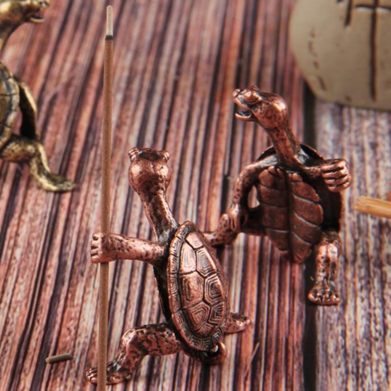 Přenosný držák na vonné tyčinky ve tvaru želvy Stojan na držák na vonné tyčinky