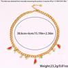 Elegant High-End Titanium Steel Fruit Necklace - Women's Versatile, Non-Fading Jewelry
