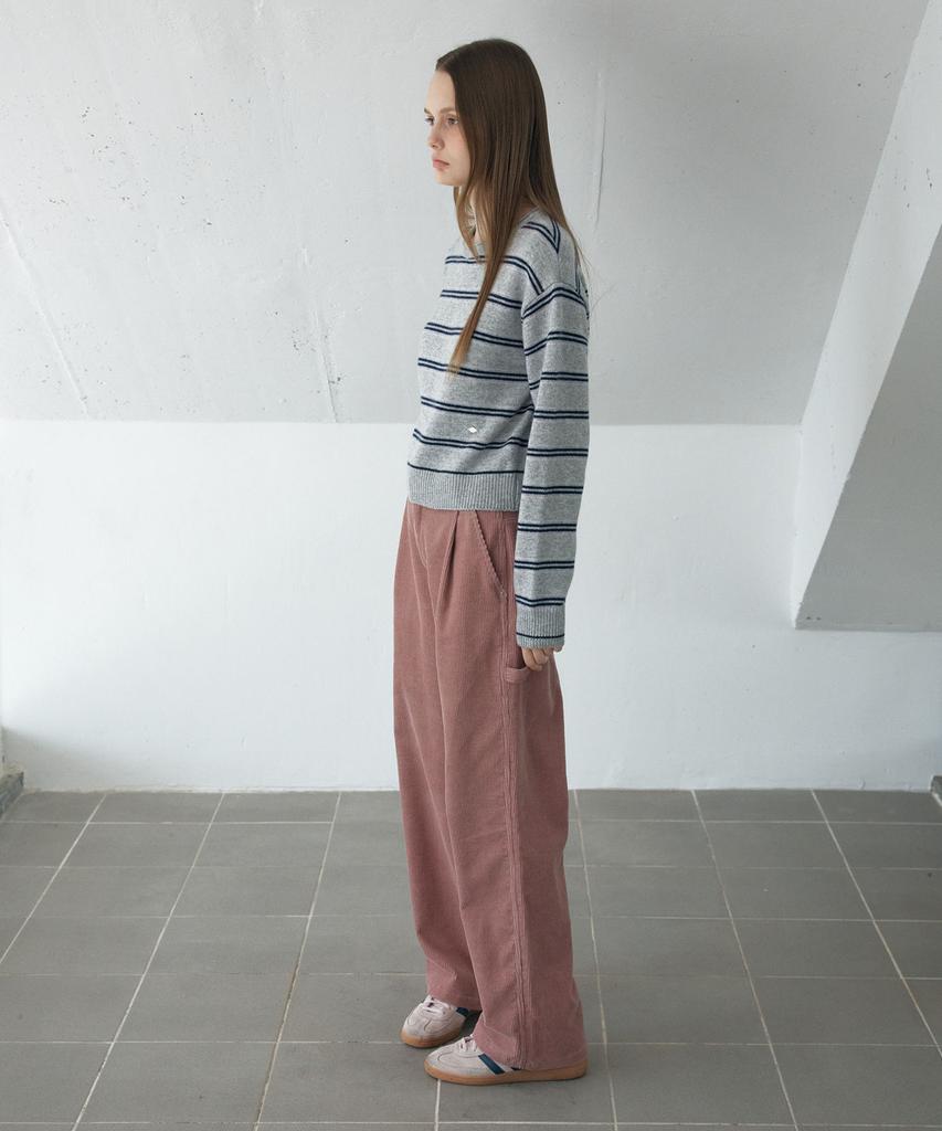 AHWE Corduroy Wide Pants_Pink