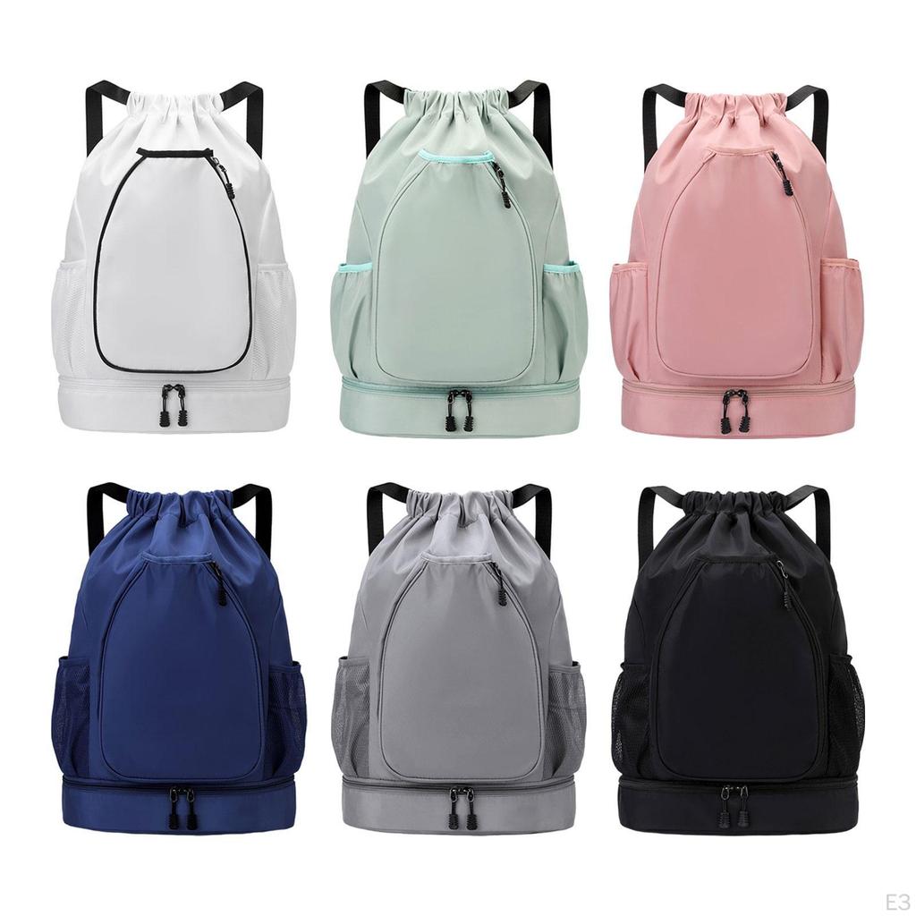 Tennis Backpack Badminton Racquet Bag Portable Water Resistant Racket with Shoe
