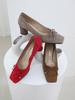 Chertoi Seoul [Refurb] Jisoo Square Toe Pumps Taupe, Brown 6Cm