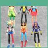 Unique 15cm Supergirl Wonder Woman Batgirl Harley Quinn Collectible Action Figures
