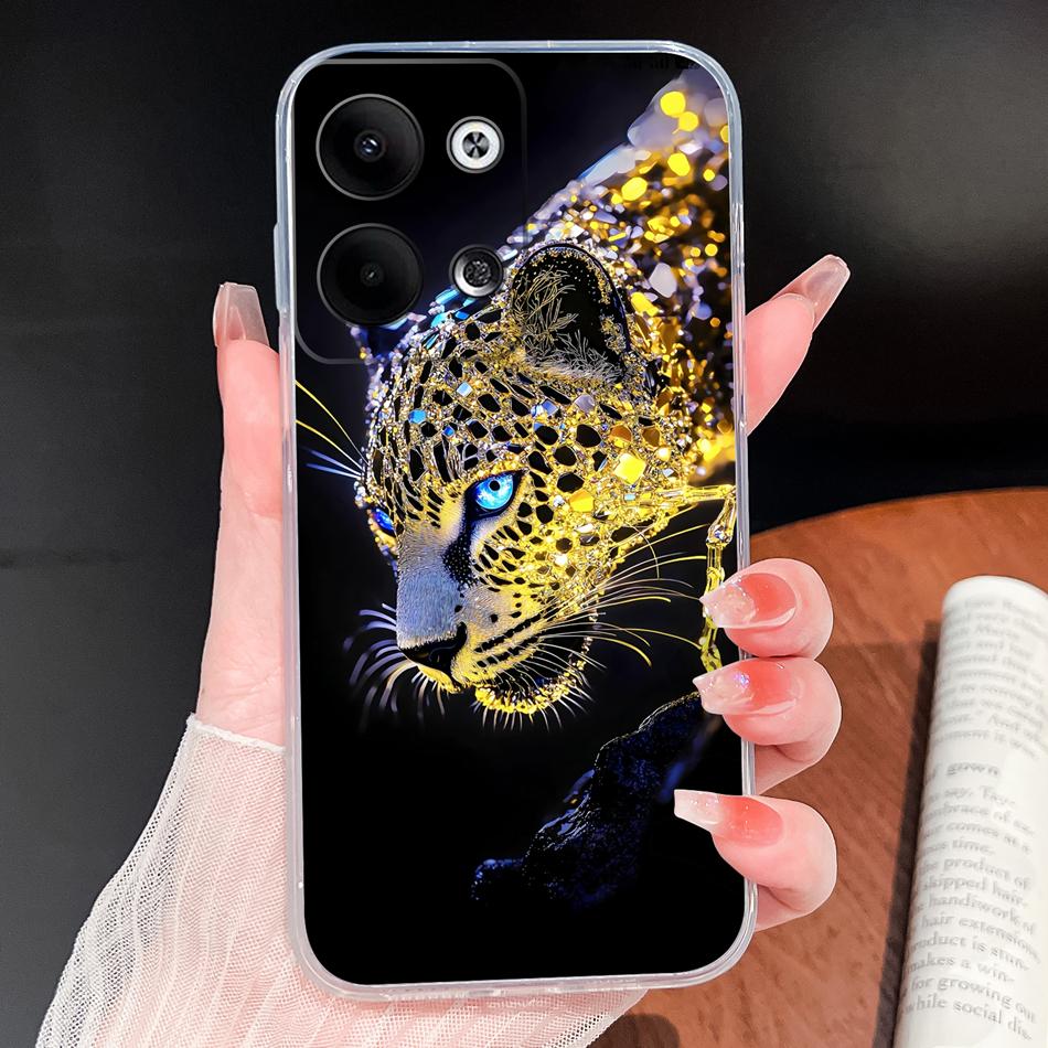 For Oppo Reno 9 Pro Plus 5G Phone Case Lovely Cartoon Soft TPU Transparent Silicone Lightweight Back Cover For Oppo Reno9 Funda