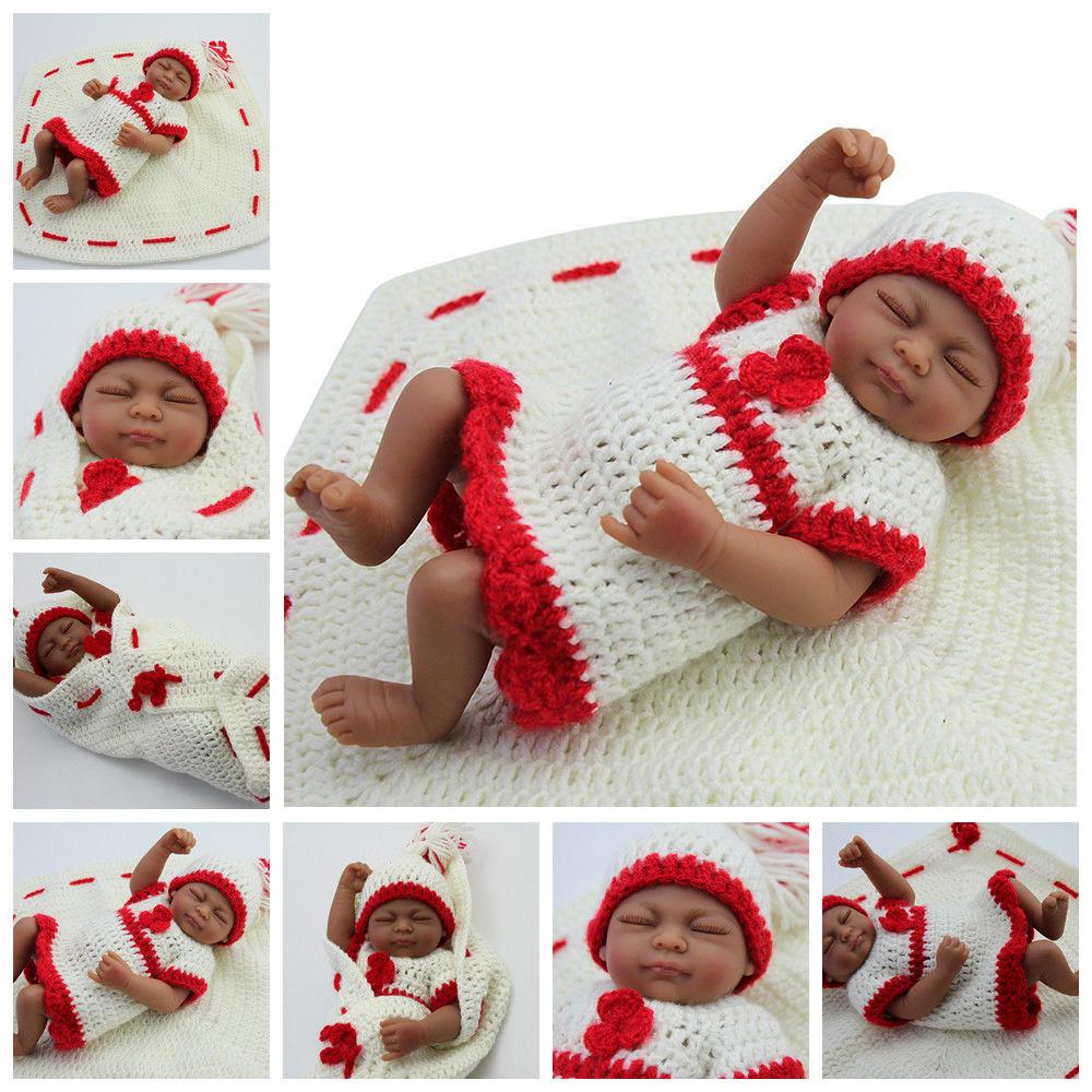 

Реалистичные куклы-младенцы Живые Мини Реборн Новорожденные Полностью виниловые Подарки Силиконовые