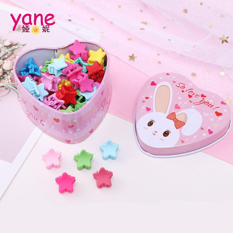 Sweet Girl Hair Clip Accessories With Bear Star Shape Mini Hair Claw