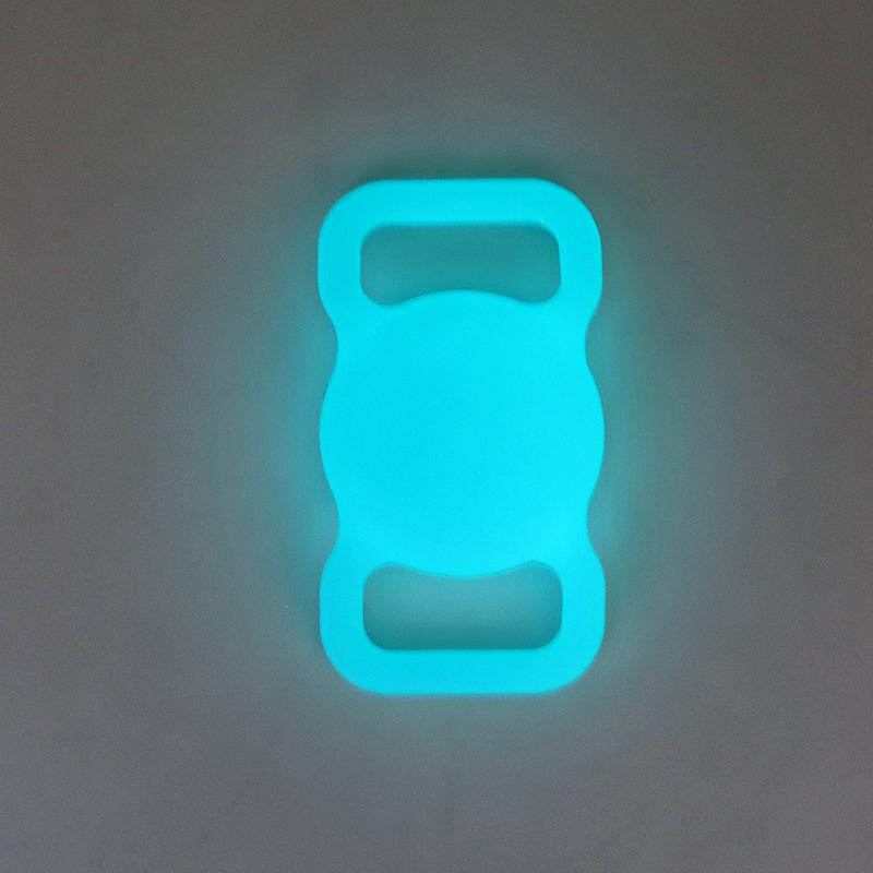 1PC For Apple Airtag Case Dog Cat Collar GPS Finder Colorful Luminous Protective Silicone Case For Apple Air Tag Tracker Case