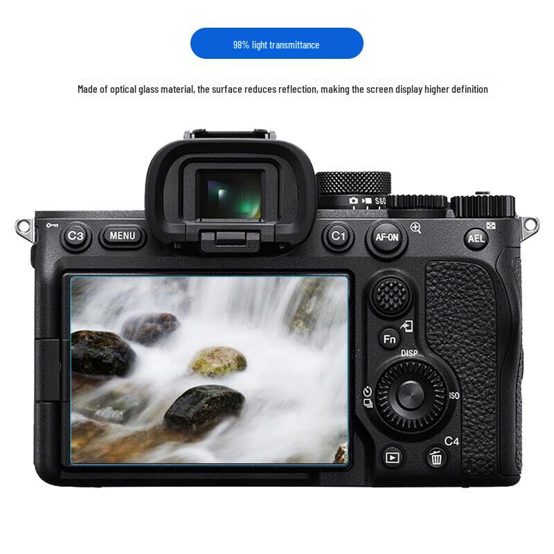 Early Traveler Dual Pack Gehärtetes Glas Displayschutzfolie für Sony A7M5/A7R6