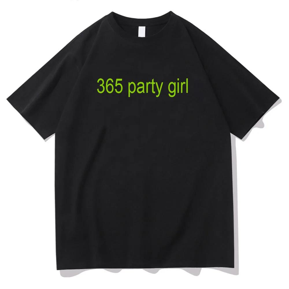 

365 Party Girl T-shirt Charlie XCX Brat 360 Album T-shirt Retro Fashion Women s T-shirt Grunge Cult Classic Printed T-shirt 5XL різнокольоровий