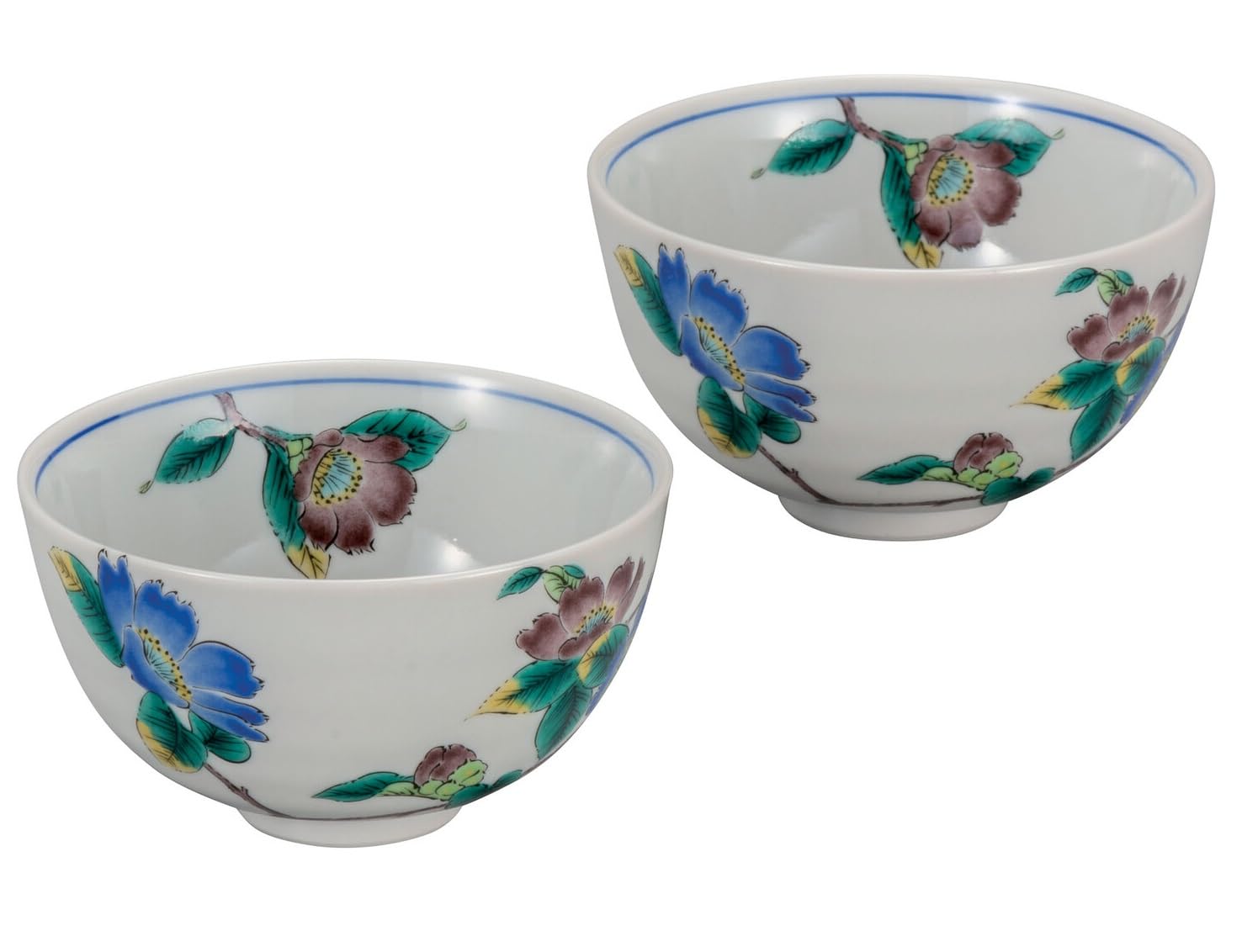 

Набор рисовых пиал Кутани яки Иватая «Кутани яки», камелия, K8-459