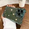 4 Corner Airbags Protective Case for IPhone XR XS 11 12 13 14 15 16 Pro Max with Lens Film Shockproof Transparent  Hard Cover