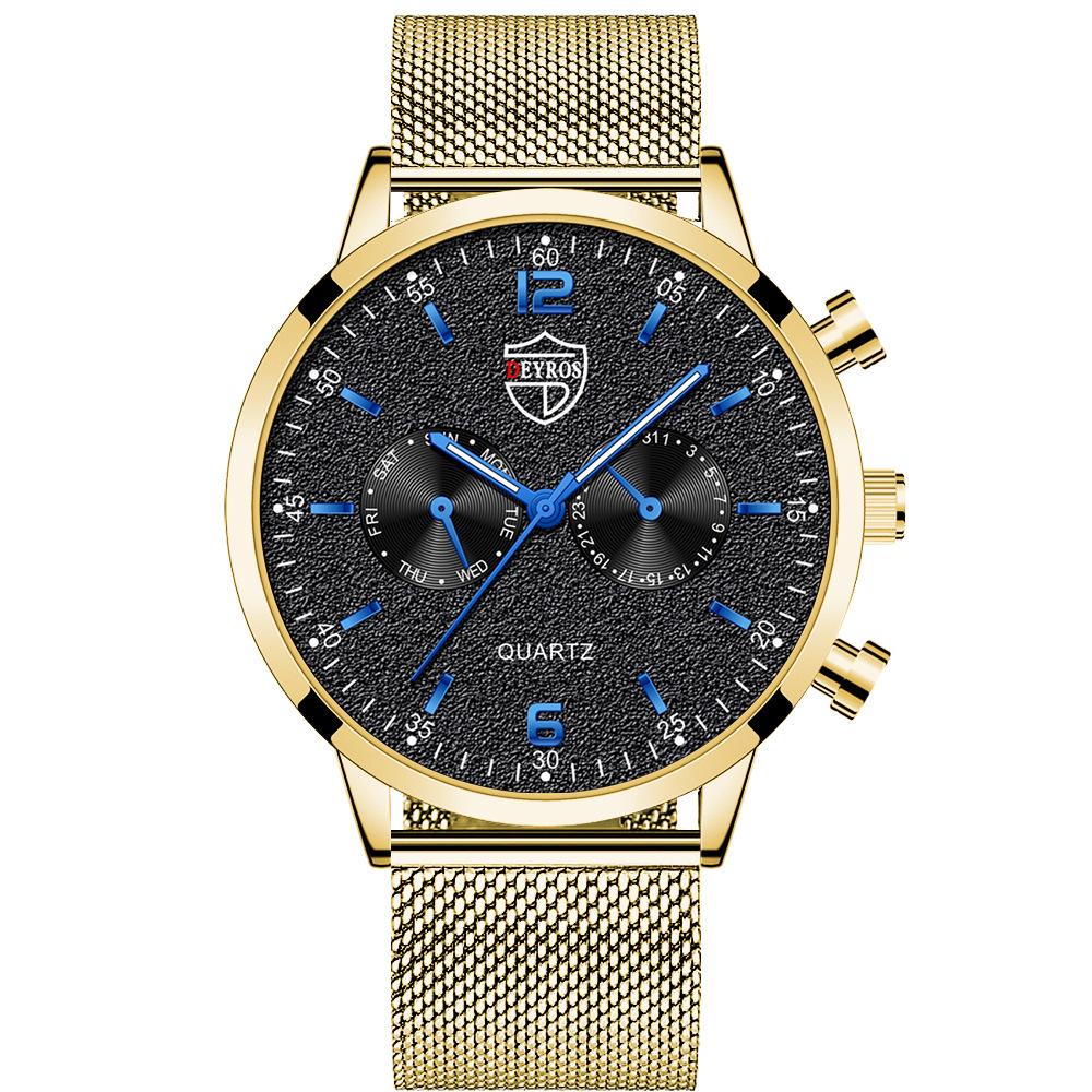 Fashion Watch Men'S Stainless Steel With Quartz Automatic Movement Watch