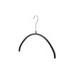 MAWA Economic 40 Hangers of Round Hangers with Rotating Ideal for and X X Cm X X Model (Set 20, Black) Slim, Space-Saving, Non-Slip 360° Hooks,