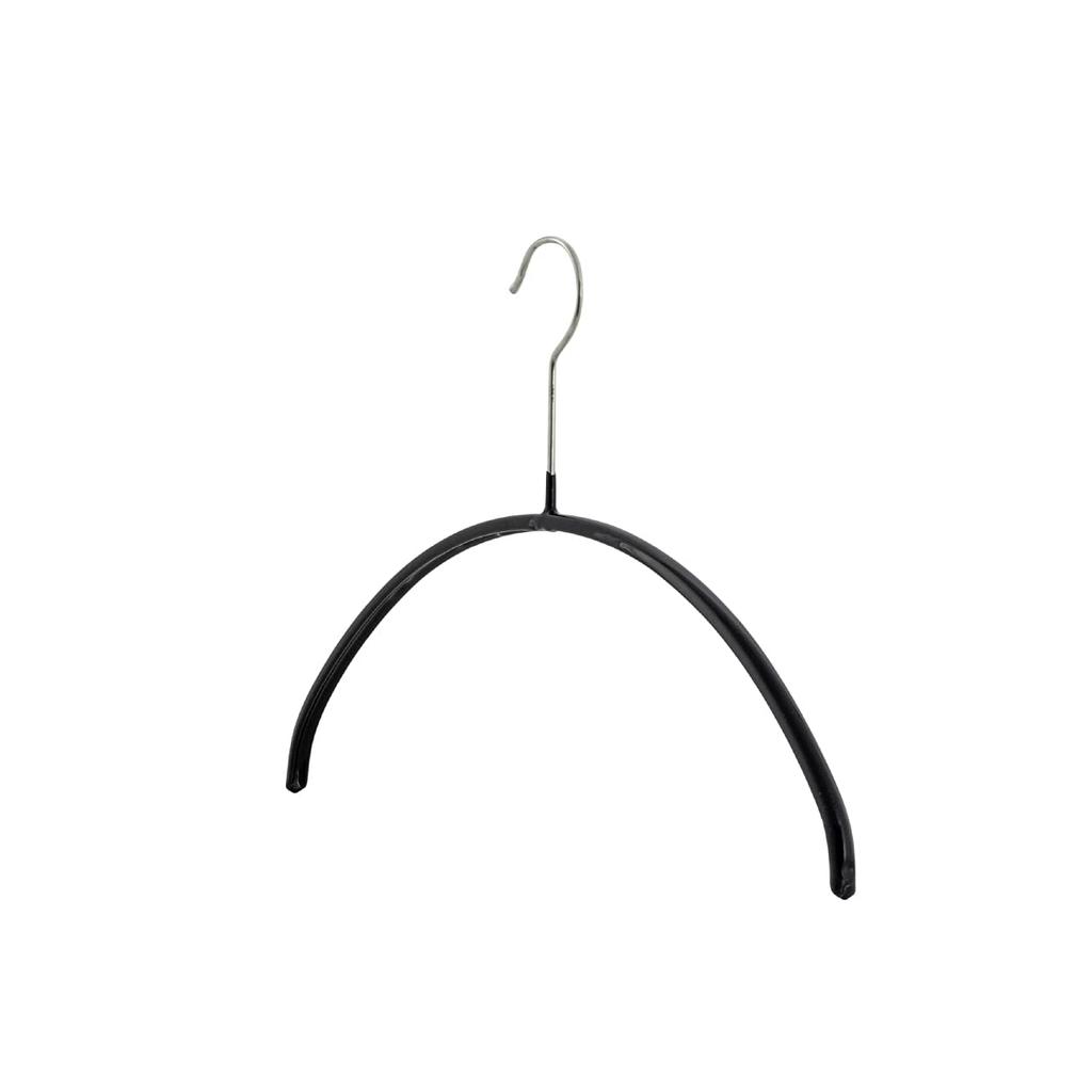 MAWA Economic 40 Hangers of Round Hangers with Rotating Ideal for and X X Cm X X Model (Set 20, Black) Slim, Space-Saving, Non-Slip 360° Hooks,