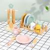 Educational Wooden Play Kitchen Set for Kids: Role-Playing Tableware Toys
